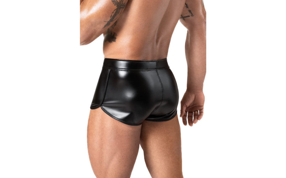 Noir Handmade Frenzy Sexy Tight Fitting Mens Shorts His Fetish