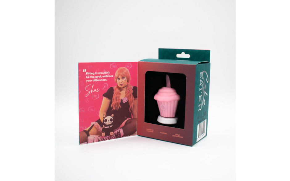 Natalies Toy Box Cake Eater 10 Functions Clit Flicker Stimulator Clit Ticklers and Pulsators