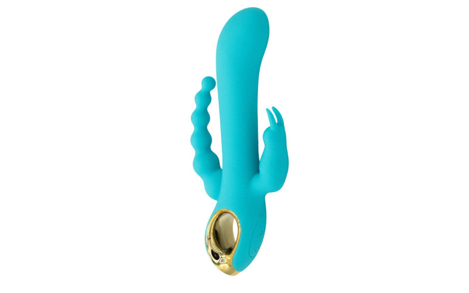 Natalies Toy Box Mighty Magic Clit G Spot & Anal Vibrator Rabbit Vibrators