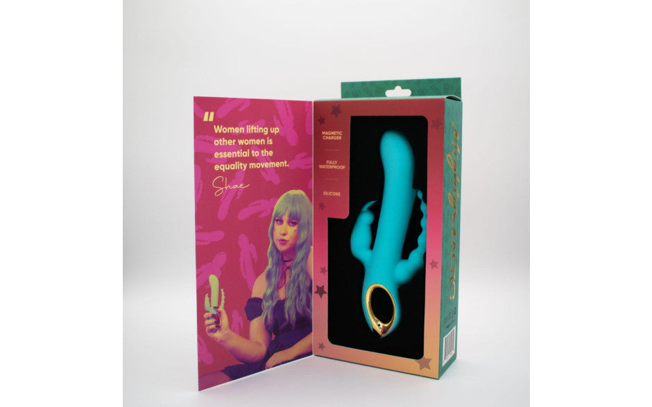 Natalies Toy Box Mighty Magic Clit G Spot & Anal Vibrator Rabbit Vibrators