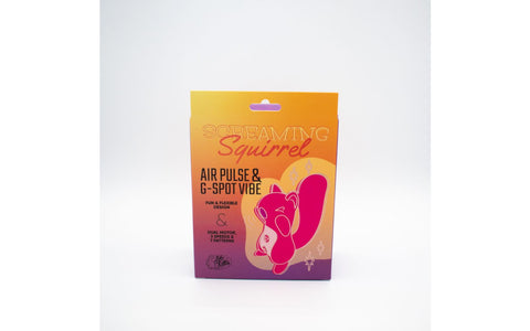 Natalies Toy Box Screaming Squirrel Air Pulse & G Spot Vibrator - Clit Ticklers and Pulsators