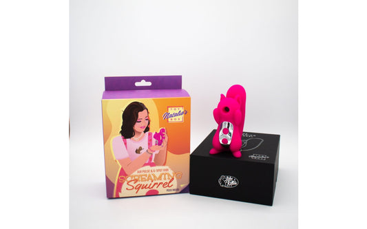 Natalies Toy Box Screaming Squirrel Air Pulse & G Spot Vibrator - Clit Ticklers and Pulsators