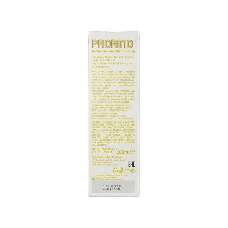 Hot Ero PRORINO Unisex Anal Comfort Cream 100ml Default Title Anal Lubes