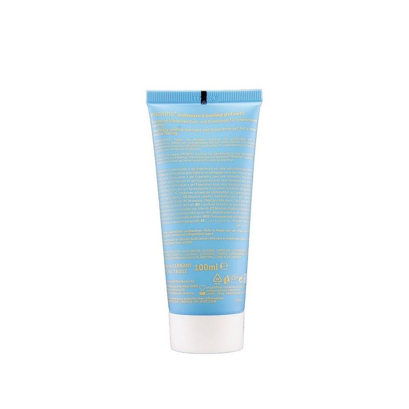 Hot Ero PRORINO Water Soluble Cooling Gel Soft 100ml Water Based Lubes