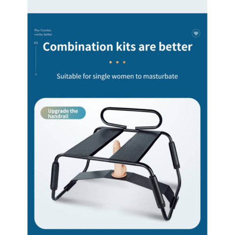 Daytona Adjustable Height Sex Chair by Doc Johnson - Sex Furniture