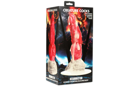 Creature Cocks Resurrector Phoenix Squirting Silicone Fantasy Dildo - Realistic Dildos