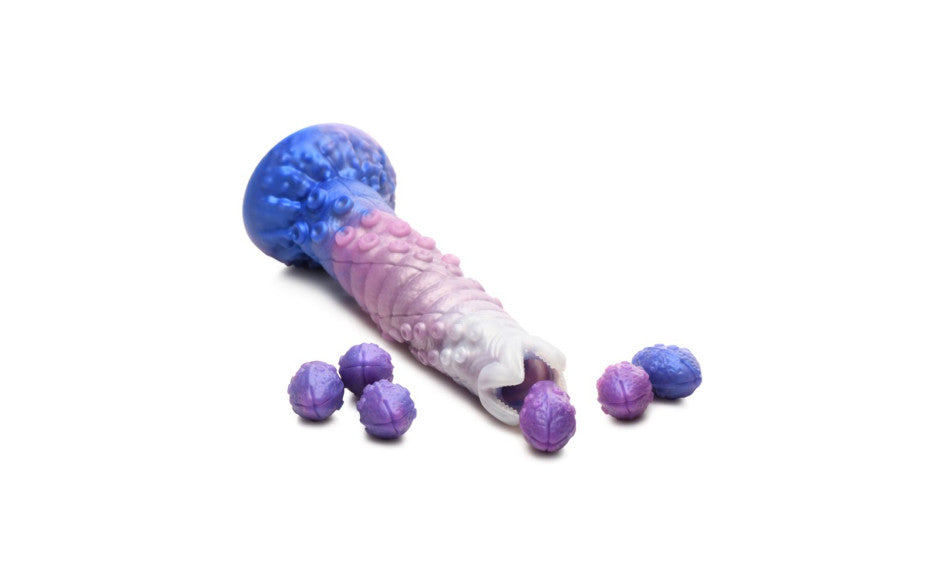 Creature Cocks Tenta Queen Ovipositor Silicone Dildo With Eggs Realistic Dildos