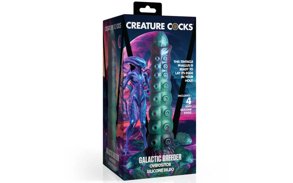 Creature Cocks Galactic Breeder Ovipositor Silicone Fantasy Dildo Realistic Dildos