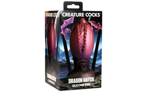 Creature Cocks Dragon Hatch Silicone Egg Fantasy Dong - Realistic Dildos