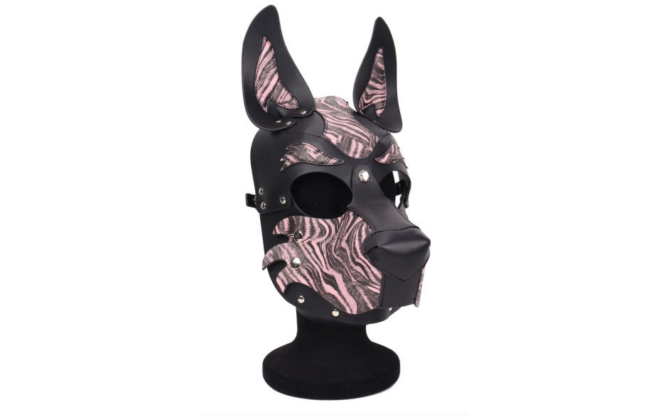 Daytona BDSM Play Dog/Pup Bondage Hood Pink Bondage Hoods