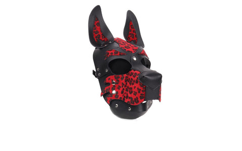 Daytona BDSM Play Dog/Pup Bondage Hood Pink - Bondage Hoods