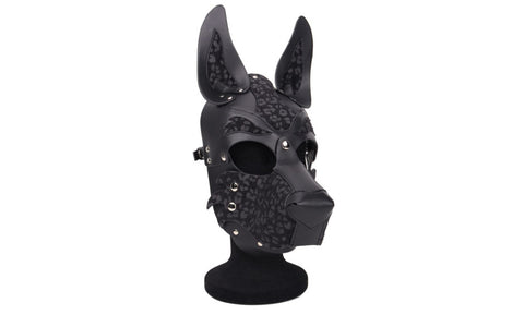 Daytona BDSM Play Dog/Pup Bondage Hood Pink - Bondage Hoods