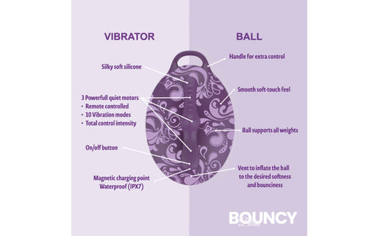Bouncy Bliss Classic Inflatable Sit On Massager Vibrator - Inflatable Dildos and Vibrators
