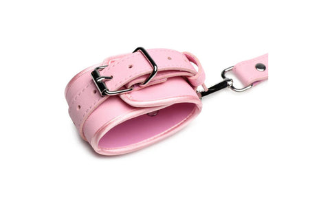 Strict PU Faus Leather Bondage Harness with Bows M / L - Cuffs And Restraints