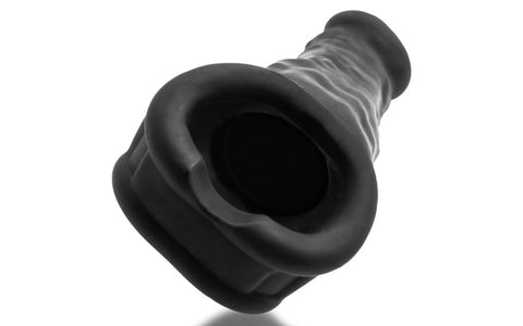 OxBalls Muscle Ripped Inner Ribbed Velvet Smooth Cock Sheath Night Edition - Penis Sleeves and Extenders
