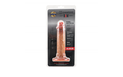 Raw Albur Ulra Realistic Silicone Dildo 20cm - Realistic Dildos