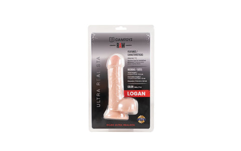 Raw Logan Ultra Realistic Double Layered Dildo - Realistic Dildos