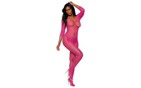 Dreamgirl Open Crotch Womens Body Stocking OS - Body Stockings
