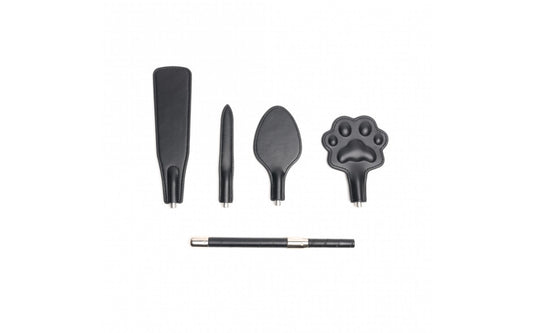 Sport Fucker 4 Piece Vegan Interchangeable Tip BDSM Crop Whips And Crops