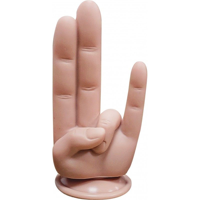 Hott Products Finger Fest The Shocker Realistic Dildo Flesh Realistic Dildos