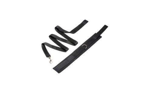 Frisky Neoprene Collar And Leash Set Black - Collars and Leads