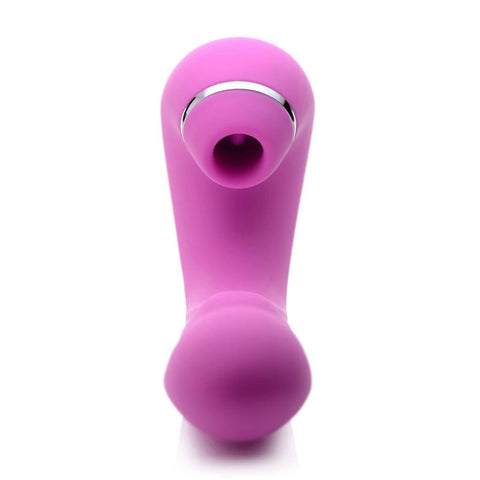 Shegasm 5 Star 10X Tapping G-Spot Vibe With Suction Pink - G-Spot Vibrators