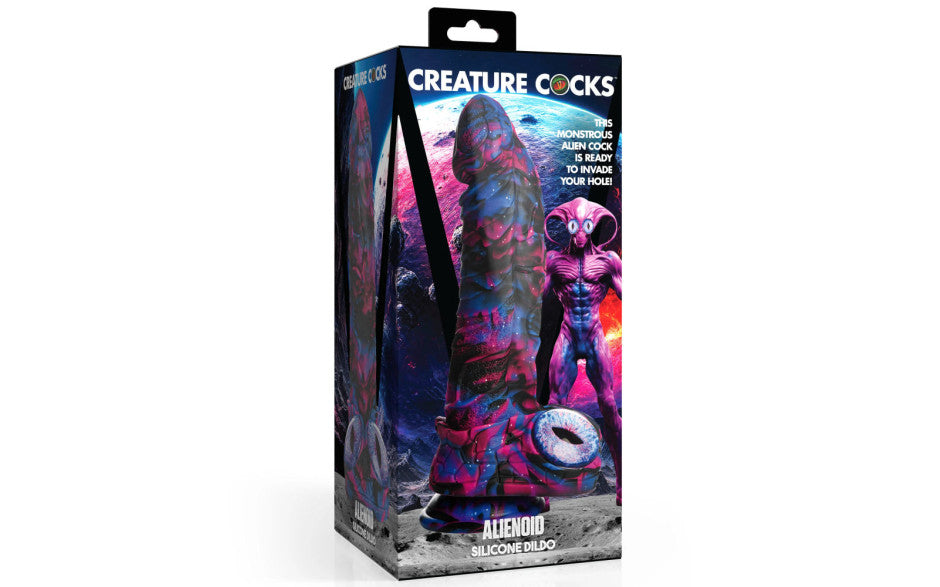 XR Brands Alienoid Realistic Fantasy Silicone Dildo - Realistic Dildos