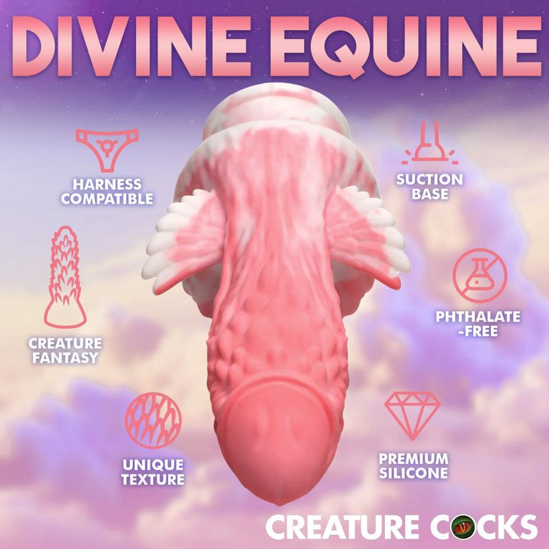 Creature Cocks Pegasus Pecker Winged Fantasy Silicone Dildo Realistic Dildos