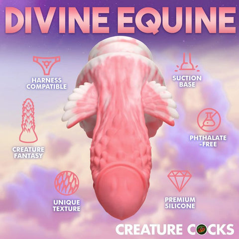 Creature Cocks Pegasus Pecker Winged Fantasy Silicone Dildo - Realistic Dildos