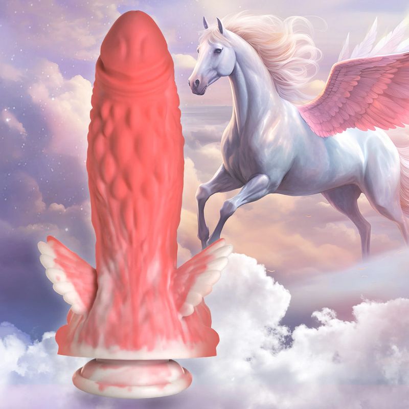 Creature Cocks Pegasus Pecker Winged Fantasy Silicone Dildo Realistic Dildos