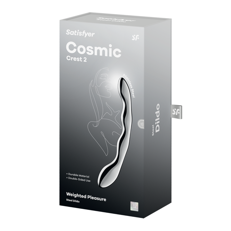 Satisfyer Cosmic Crest 2 Solid Metal Dildo Steel Sex Toys