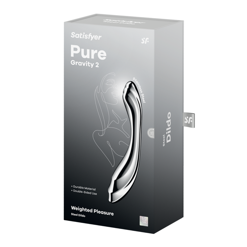 Satisfyer Pure Gravity 2 High Quality Metal Dildo Steel Sex Toys