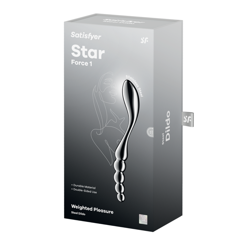 Satisfyer Star Force 1 Curved Metal Dildo Steel Sex Toys