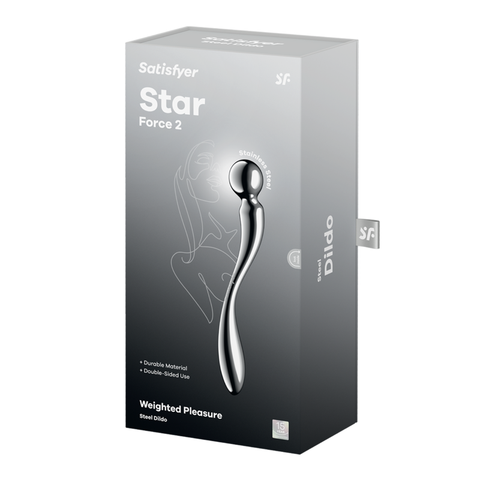 Satisfyer Star Force 2 Body Safe Metal Dildo - Steel Sex Toys