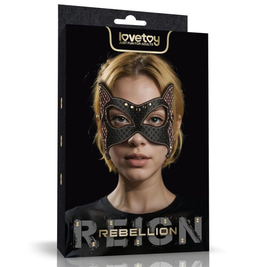 Lovetoy Rebellion Reign BDSM Play Cat Mask - Masks And Blindfolds