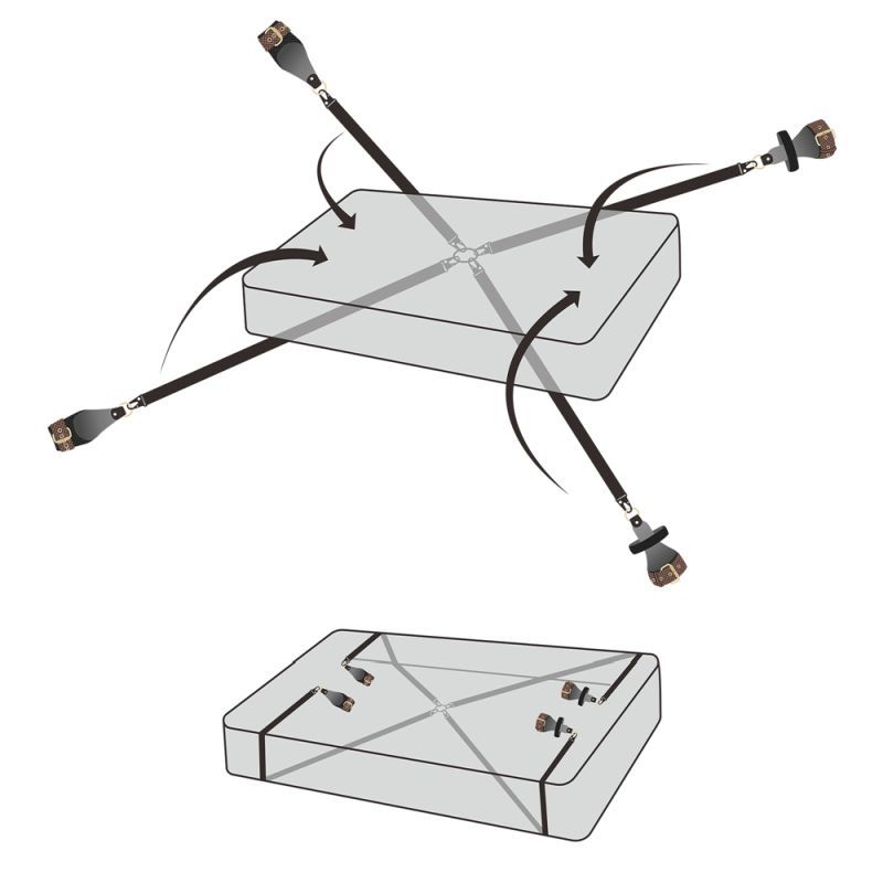 Lovetoy Rebellion Reign Under Mattress Restraint Cuffs And Restraints