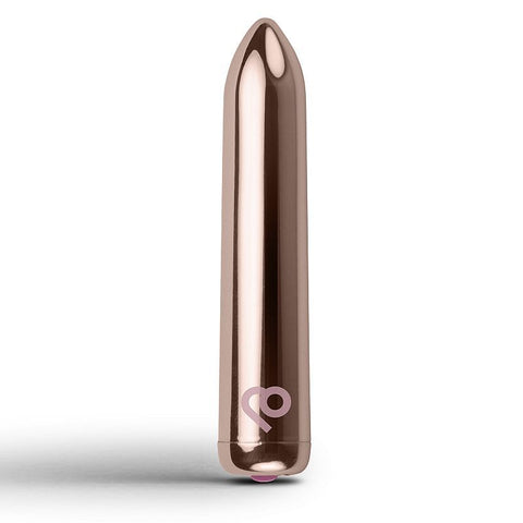 Rocks Off Golden Rose Rechargeable Bullet Vibrator - Bullet Vibrators
