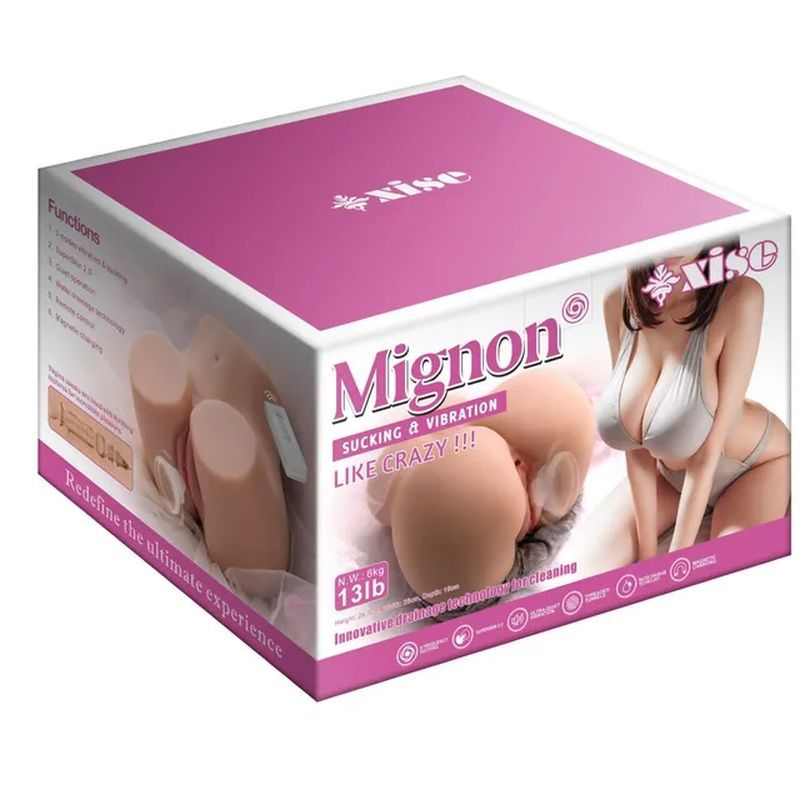 XISE Mignon USB Auto Suction Pussy and Ass Stroker with Remote Masturbators and Strokers