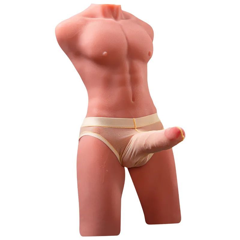 XISE Jason USB Auto Thrusting 17 cm Cock and Ass Male Torso Masturbators and Strokers