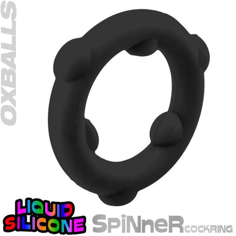 OxBalls Spinner Stretchy Silicone Cock Ring - Stretchy Cock Rings