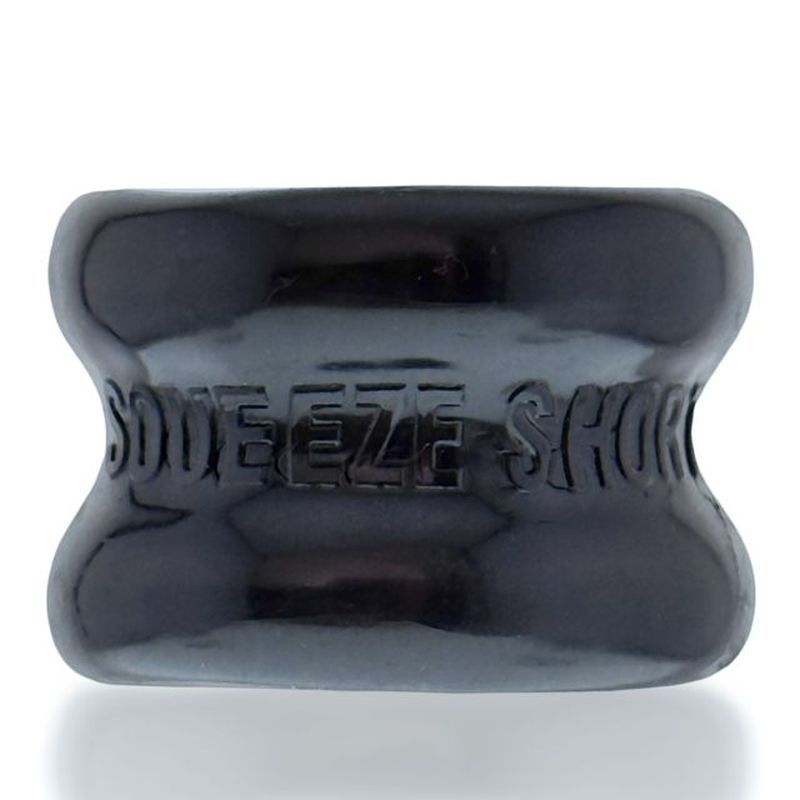OxBalls Squeeze Short Mens Ballstretcher Black Ball and Cock Toys