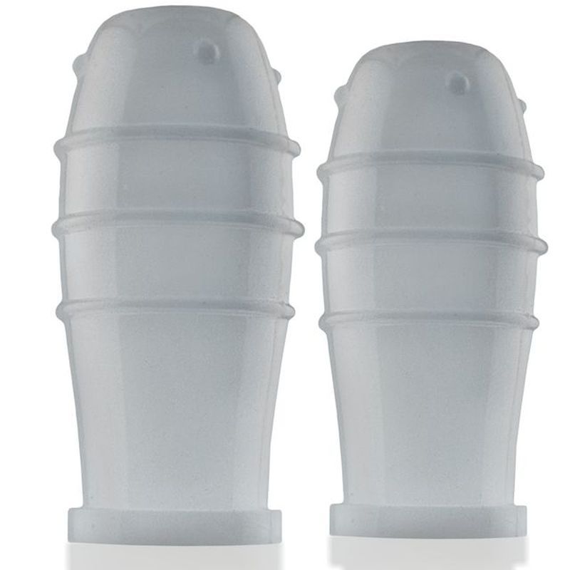 OxBalls Lankyz Silicone Womens Nipsuckers Clear Nipple and Clit Clamps