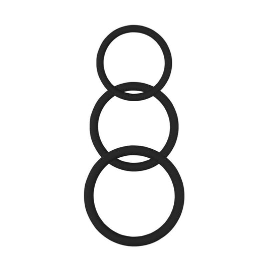 Chisa Magnum Force Silicone Cock Ring Set - Cock Ring Sets