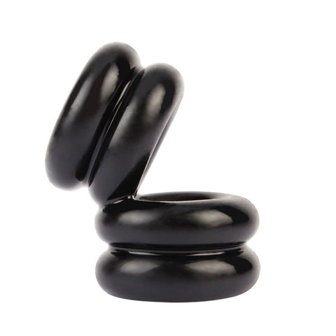 Chisa Double Stacked Dual Pleasure Mens Cock Ring - Stretchy Cock Rings