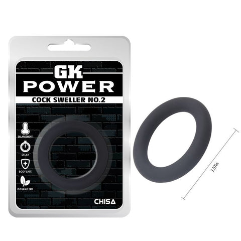 Chisa Cock Sweller Silicone Ball And Cock Ring - Stretchy Cock Rings