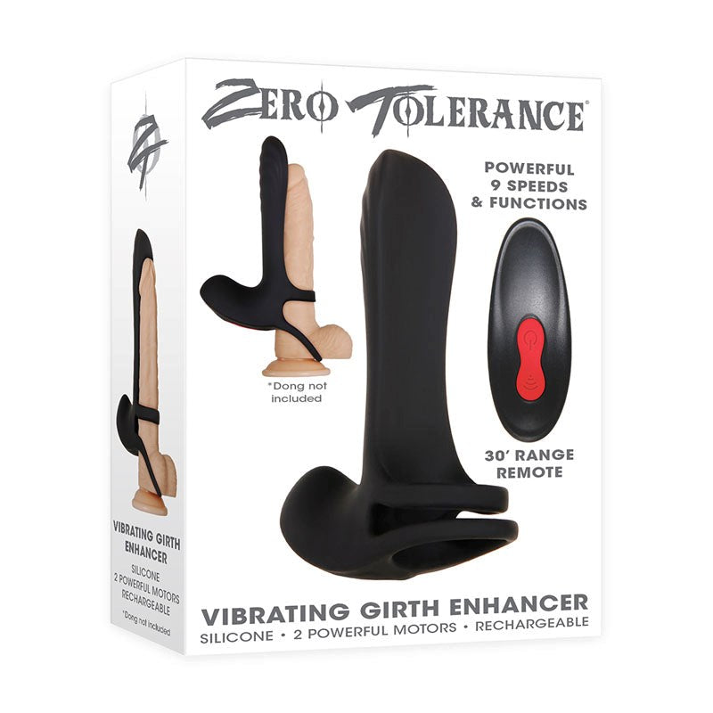 Zero Tolerance Vibrating Girth Enhancer - Black Pumps, Extenders and Sleeves