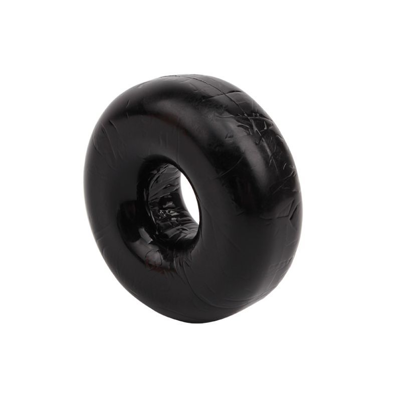Chisa Fat O Erection Enhancer Ball and Cock Ring Black Stretchy Cock Rings