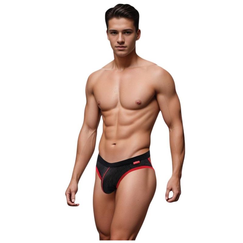 Envy Mens Mesh Breathable Sport Jockstrap Black S M Jocks and G-Strings