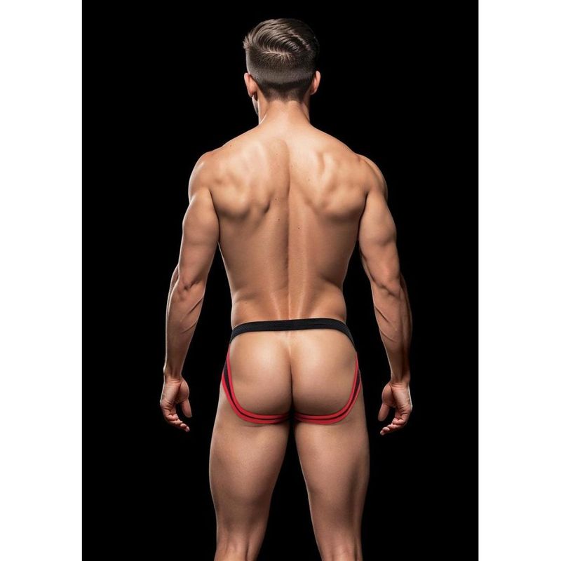 Envy Mens Mesh Breathable Sport Jockstrap Black Jocks and G-Strings