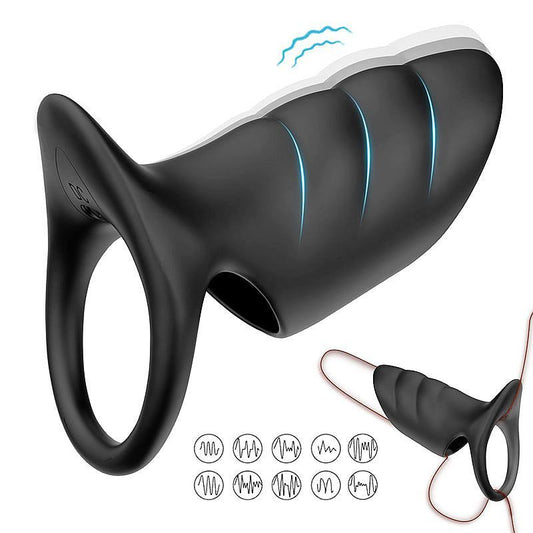 Doc Johnson Surge Vibrating Penis Sleeve Cock Ring - Vibrating Cock Rings